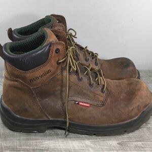 Red Wing Shoes Rustic Brown Leather Boots